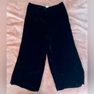 Vintage WD-NY Velvet feel cropped pants